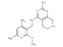 N~4~-[(2-methoxy-4,6-dimethylpyridin-3-yl)methyl]-5,6,7,8-tetrahydropyrido[3,4-d]pyrimidine-2,4-diamine
