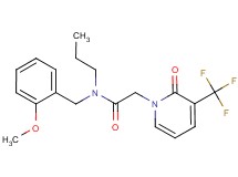 N-(2-methoxybenzyl)-2-[2-oxo-3-(trifluoromethyl)pyridin-1(2H)-yl]-N-propylacetamide