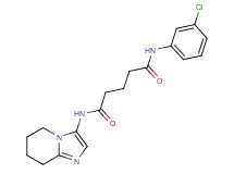 N-(3-chlorophenyl)-N'-(5,6,7,8-tetrahydroimidazo[1,2-a]pyridin-3-yl)pentanediamide