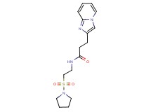 3-imidazo[1,2-a]pyridin-2-yl-N-[2-(pyrrolidin-1-ylsulfonyl)ethyl]propanamide