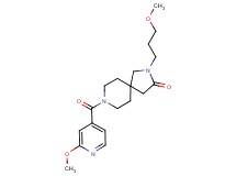 8-(2-methoxyisonicotinoyl)-2-(3-methoxypropyl)-2,8-diazaspiro[4.5]decan-3-one