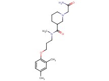 1-(2-amino-2-oxoethyl)-N-[3-(2,4-dimethylphenoxy)propyl]-N-methyl-3-piperidinecarboxamide