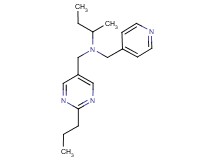 N-[(2-propylpyrimidin-5-yl)methyl]-N-(pyridin-4-ylmethyl)butan-2-amine