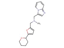 (imidazo[1,2-a]pyridin-3-ylmethyl)methyl{[5-(tetrahydro-2H-pyran-2-yl)-2-furyl]methyl}amine
