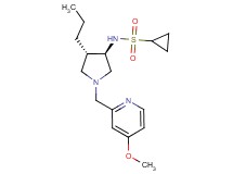 N-{rel-(3R,4S)-1-[(4-methoxy-2-pyridinyl)methyl]-4-propyl-3-pyrrolidinyl}cyclopropanesulfonamide dihydrochloride