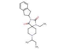 8-sec-butyl-3-(2,3-dihydro-1H-inden-2-yl)-1-ethyl-1,3,8-triazaspiro[4.5]decane-2,4-dione