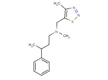 N-methyl-N-[(4-methyl-1,2,3-thiadiazol-5-yl)methyl]-3-phenylbutan-1-amine