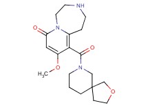 9-methoxy-10-(2-oxa-7-azaspiro[4.5]dec-7-ylcarbonyl)-2,3,4,5-tetrahydropyrido[1,2-d][1,4]diazepin-7(1H)-one hydrochloride