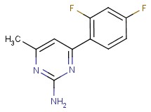4-(2,4-difluorophenyl)-6-methyl-2-pyrimidinamine