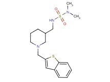 N'-{[1-(1-benzothien-2-ylmethyl)-3-piperidinyl]methyl}-N,N-dimethylsulfamide