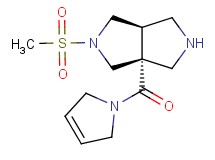 (3aR*,6aR*)-3a-(2,5-dihydro-1H-pyrrol-1-ylcarbonyl)-2-(methylsulfonyl)octahydropyrrolo[3,4-c]pyrrole