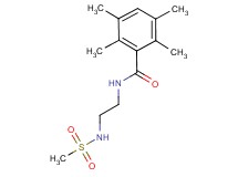 2,3,5,6-tetramethyl-N-{2-[(methylsulfonyl)amino]ethyl}benzamide