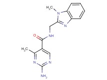 2-amino-4-methyl-N-[(1-methyl-1H-benzimidazol-2-yl)methyl]pyrimidine-5-carboxamide