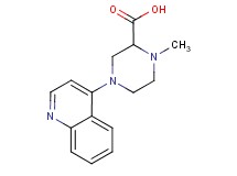 1-methyl-4-quinolin-4-ylpiperazine-2-carboxylic acid