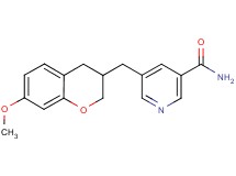 5-[(7-methoxy-3,4-dihydro-2H-chromen-3-yl)methyl]nicotinamide