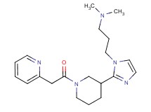N,N-dimethyl-3-{2-[1-(2-pyridinylacetyl)-3-piperidinyl]-1H-imidazol-1-yl}-1-propanamine