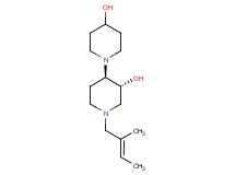 (3'R*,4'R*)-1'-[(2E)-2-methyl-2-buten-1-yl]-1,4'-bipiperidine-3',4-diol