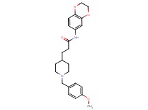 N-(2,3-dihydro-1,4-benzodioxin-6-yl)-3-[1-(4-methoxybenzyl)-4-piperidinyl]propanamide