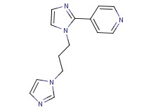 4-{1-[3-(1H-imidazol-1-yl)propyl]-1H-imidazol-2-yl}pyridine