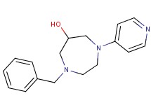 1-benzyl-4-(4-pyridinyl)-1,4-diazepan-6-ol