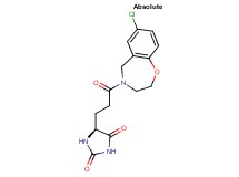 (5S)-5-[3-(7-chloro-2,3-dihydro-1,4-benzoxazepin-4(5H)-yl)-3-oxopropyl]imidazolidine-2,4-dione