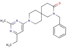 2-benzyl-9-(6-ethyl-2-methylpyrimidin-4-yl)-2,9-diazaspiro[5.5]undecan-3-one