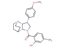 2-{[(3R*,3aR*,7aR*)-3-(4-methoxyphenyl)hexahydro-4,7-ethanopyrrolo[3,2-b]pyridin-1(2H)-yl]carbonyl}-5-methylphenol