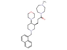 1-methyl-4-{3-[(3S*,4R*)-4-(4-morpholinyl)-1-(1-naphthylmethyl)-3-piperidinyl]propanoyl}-1,4-diazepane