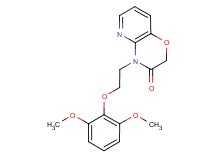 4-[2-(2,6-dimethoxyphenoxy)ethyl]-2H-pyrido[3,2-b][1,4]oxazin-3(4H)-one