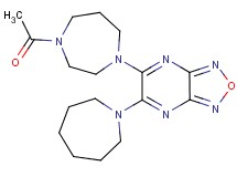 5-(4-acetyl-1,4-diazepan-1-yl)-6-(1-azepanyl)[1,2,5]oxadiazolo[3,4-b]pyrazine