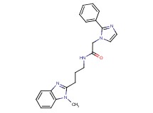 N-[3-(1-methyl-1H-benzimidazol-2-yl)propyl]-2-(2-phenyl-1H-imidazol-1-yl)acetamide