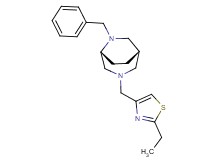 (1S*,5R*)-6-benzyl-3-[(2-ethyl-1,3-thiazol-4-yl)methyl]-3,6-diazabicyclo[3.2.2]nonane