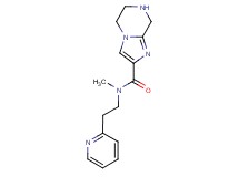N-methyl-N-[2-(2-pyridinyl)ethyl]-5,6,7,8-tetrahydroimidazo[1,2-a]pyrazine-2-carboxamide