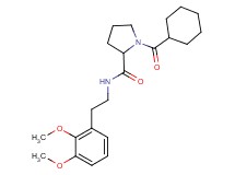 1-(cyclohexylcarbonyl)-N-[2-(2,3-dimethoxyphenyl)ethyl]pyrrolidine-2-carboxamide