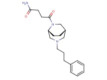 4-oxo-4-[(1S*,5R*)-3-(3-phenylpropyl)-3,6-diazabicyclo[3.2.2]non-6-yl]butanamide