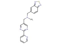 (2,1,3-benzothiadiazol-5-ylmethyl)methyl[(2-pyridin-2-ylpyrimidin-5-yl)methyl]amine