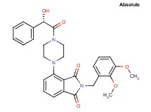 2-(2,3-dimethoxybenzyl)-4-{4-[(2S)-2-hydroxy-2-phenylacetyl]-1-piperazinyl}-1H-isoindole-1,3(2H)-dione