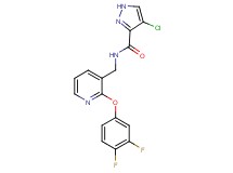4-chloro-N-{[2-(3,4-difluorophenoxy)pyridin-3-yl]methyl}-1H-pyrazole-3-carboxamide