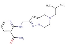 2-{[(5-isobutyl-4,5,6,7-tetrahydropyrazolo[1,5-a]pyrazin-2-yl)methyl]amino}nicotinamide
