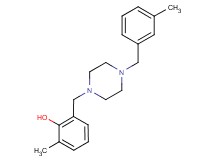 2-methyl-6-{[4-(3-methylbenzyl)piperazin-1-yl]methyl}phenol