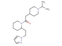 1-[(1-isopropyl-4-piperidinyl)acetyl]-2-[2-(1H-pyrazol-1-yl)ethyl]piperidine