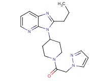 2-propyl-3-[1-(1H-pyrazol-1-ylacetyl)-4-piperidinyl]-3H-imidazo[4,5-b]pyridine