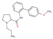 N-(4'-methoxy-2-biphenylyl)-1-propylprolinamide