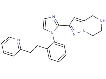 2-(1-{2-[2-(2-pyridinyl)ethyl]phenyl}-1H-imidazol-2-yl)-4,5,6,7-tetrahydropyrazolo[1,5-a]pyrazine dihydrochloride