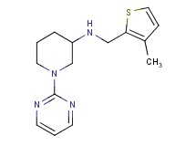 N-[(3-methyl-2-thienyl)methyl]-1-(2-pyrimidinyl)-3-piperidinamine