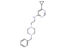 N-[2-(4-benzylpiperazin-1-yl)ethyl]-6-cyclopropylpyrimidin-4-amine