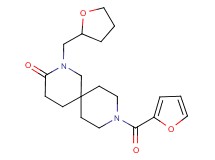 9-(2-furoyl)-2-(tetrahydro-2-furanylmethyl)-2,9-diazaspiro[5.5]undecan-3-one
