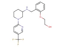 2-{2-[({1-[5-(trifluoromethyl)-2-pyridinyl]-3-piperidinyl}amino)methyl]phenoxy}ethanol