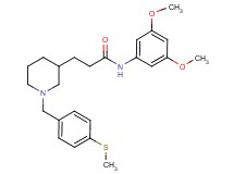 N-(3,5-dimethoxyphenyl)-3-{1-[4-(methylthio)benzyl]-3-piperidinyl}propanamide