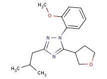 3-isobutyl-1-(2-methoxyphenyl)-5-(tetrahydrofuran-3-yl)-1H-1,2,4-triazole